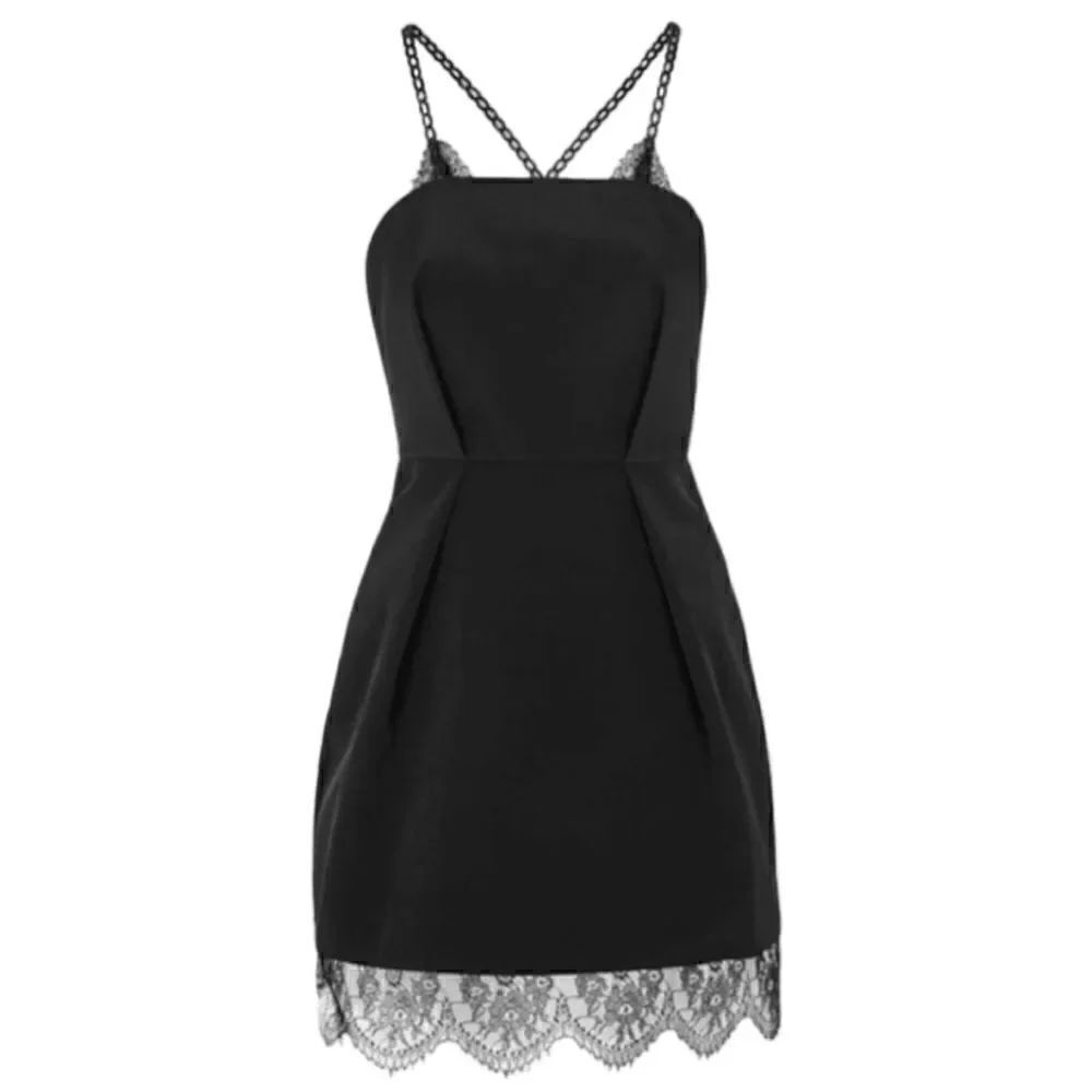 Topshop Chain Loop Lace Prom Dress - Picture 2 of 9